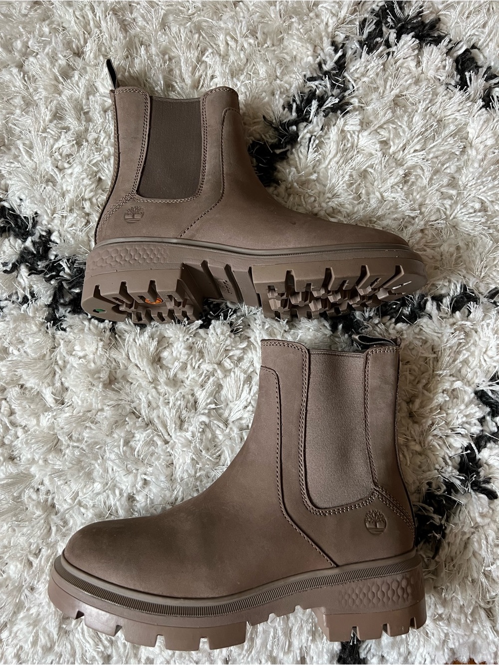 Timberland Cortina Valley Mid Chelsea Boots in Color Taupe - Picture 1 of 6